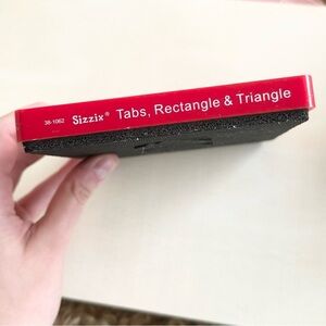Sizzix Originals Tabs, Rectangle & Triangle Die Cuts